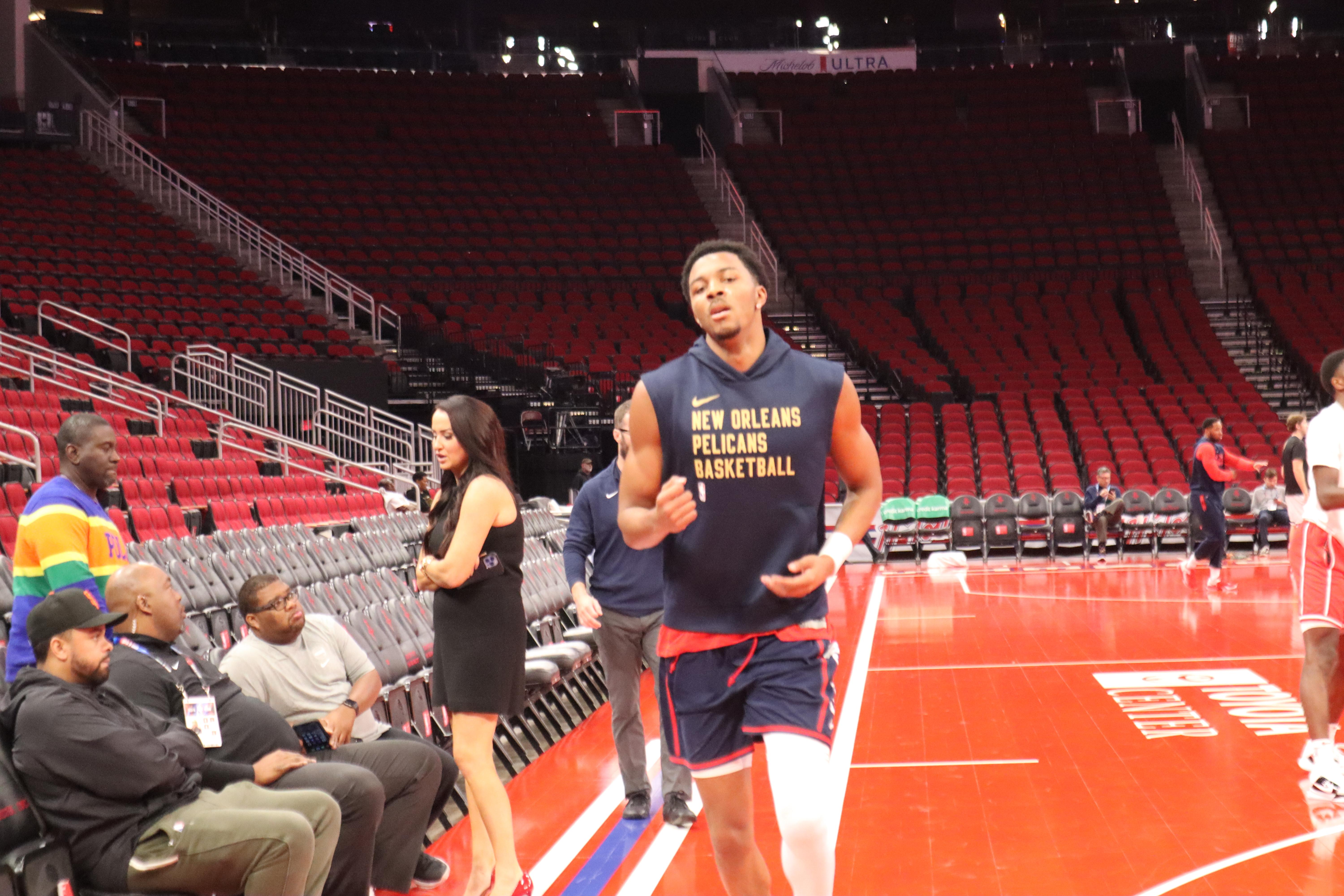 Trey Murphy III Working Out